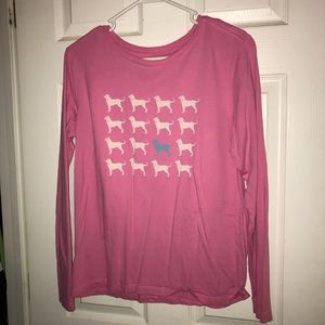 The Black Dog Pink and Blue Dog Shirt